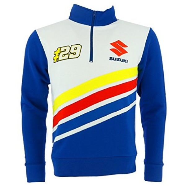Suzuki Andrea Iannone 29 Suzuki Team Moto GP Stripes Hoodie Official 2018